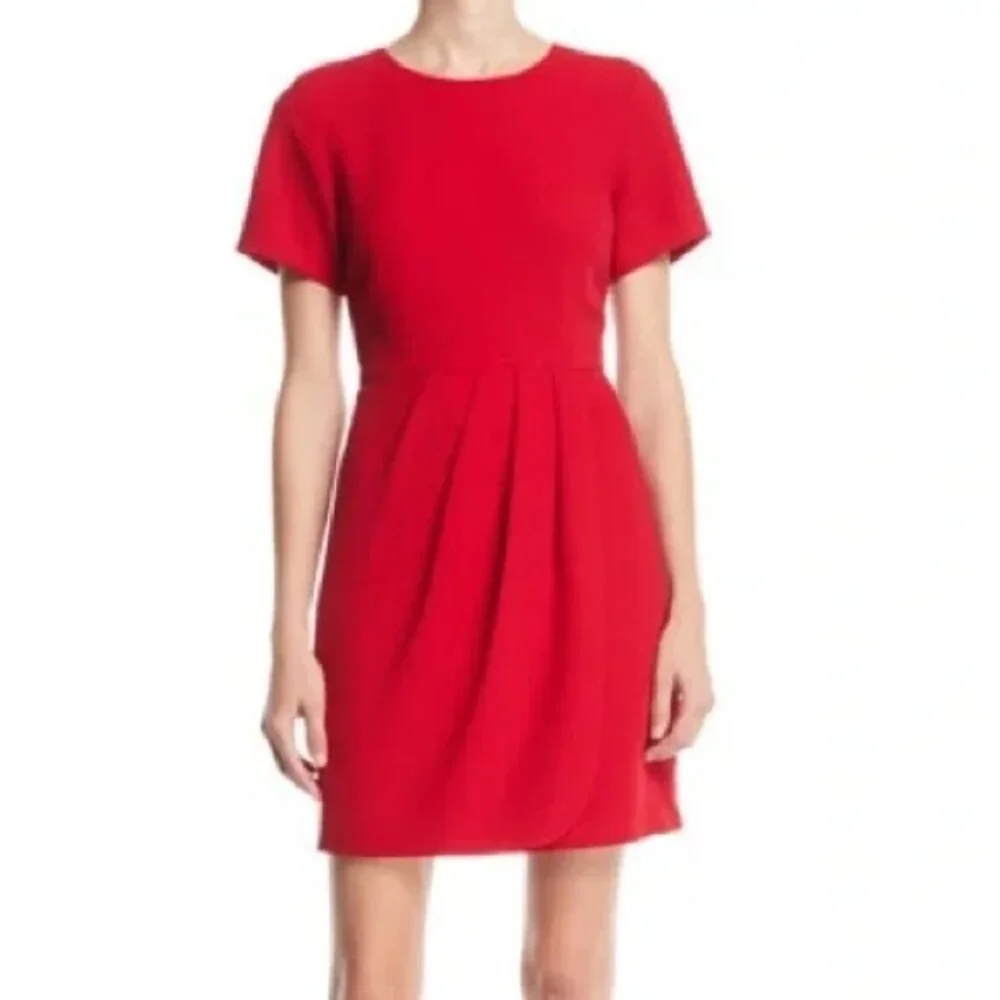 Club Monaco Lynndalyn Red Dress size 12 - Picture 1 of 7